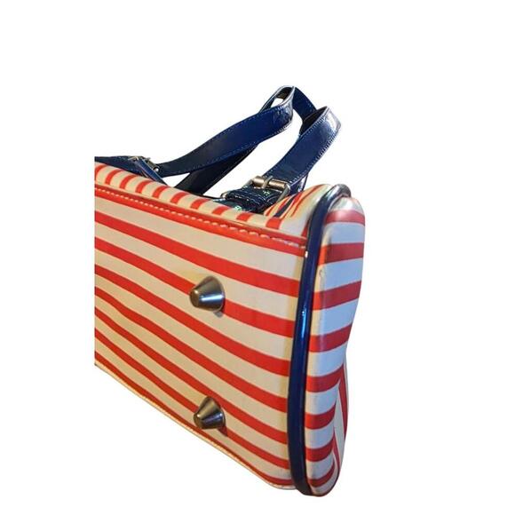 Sourpuss Ahoy Red White Anchor Nautical Pin Up Handbag One Size - Picture 6 of 9